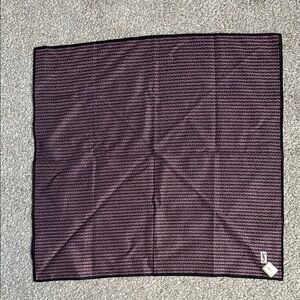 Yves Saint Laurent Purple and Black Scarf